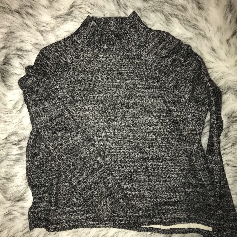 Grey turtleneck